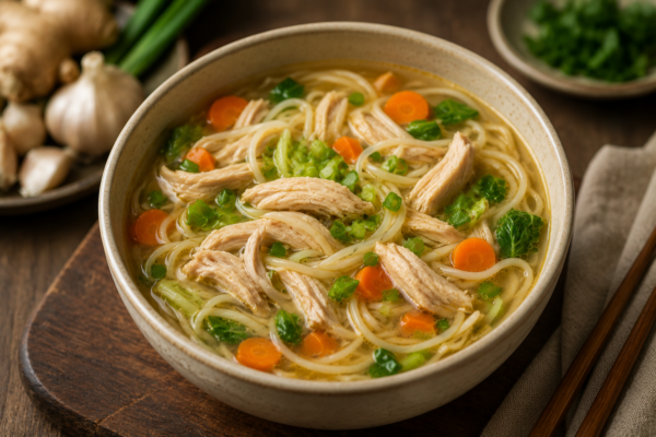 North Point Chiropractic | Delicious Chinese Chicken Noodle Soup Dairy And Gluten Free