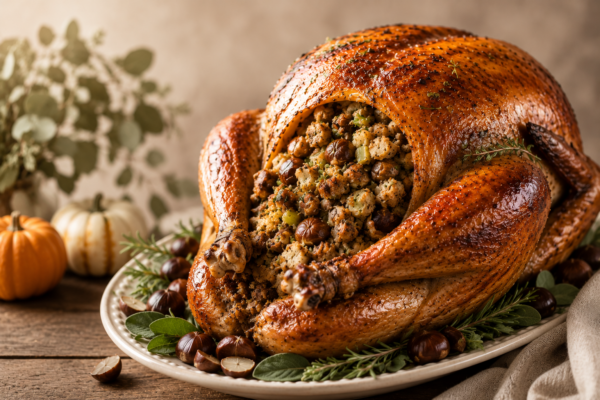 North Point Chiropractic | The Perfect Chestnut Stuffed Roast Turkey, Gluten and Dairy Free